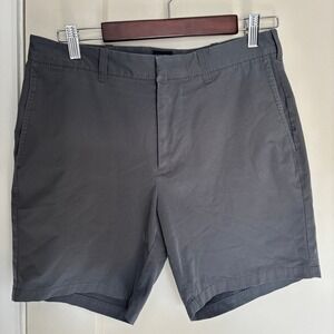 J. Crew Men's Flat Front chino shorts 7" inseam dark gray Size 30 EUC